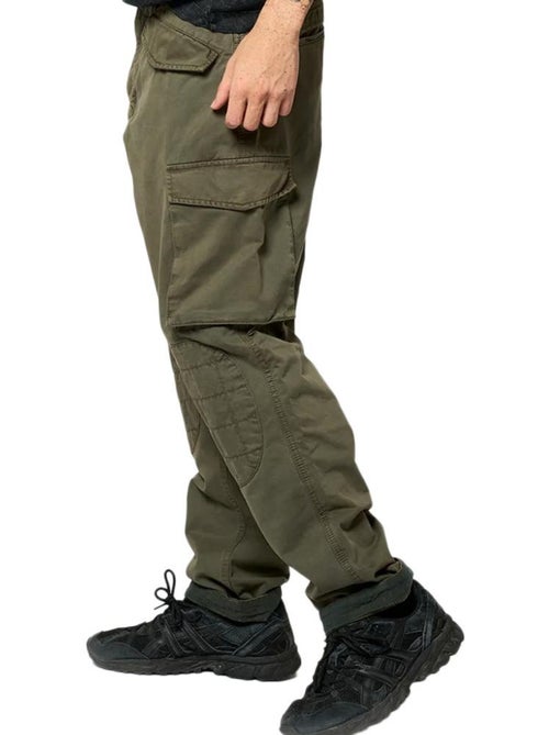 Calças Cargo Kaki para Homem Kaporal BYLOR - Kiabi Calças Cargo Kaki para Homem Kaporal BYLOR - Kiabi