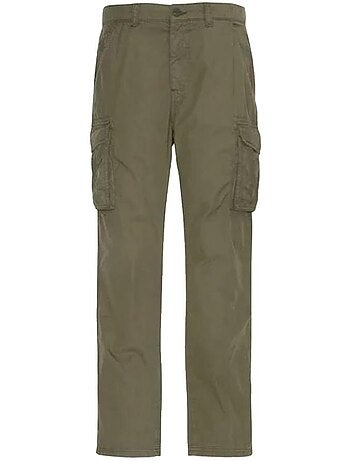 Calças cargo kaki para homem schott
