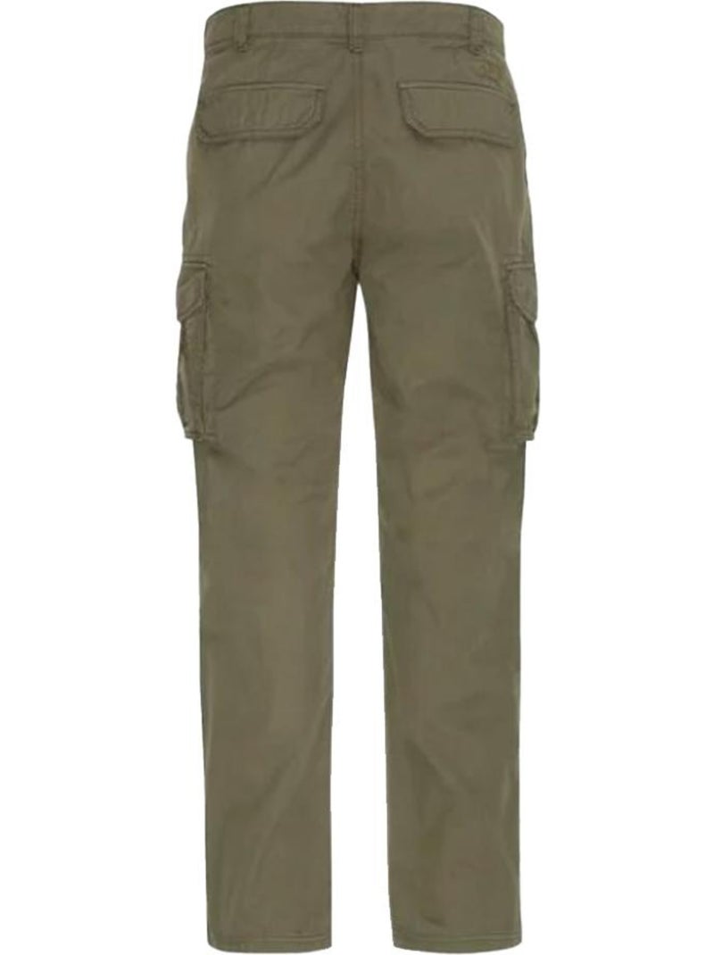 Calças Cargo Kaki para Homem Schott Verde cáqui claro - Kiabi