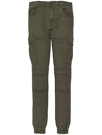 Calças cargo kaki para rapaz schott combat