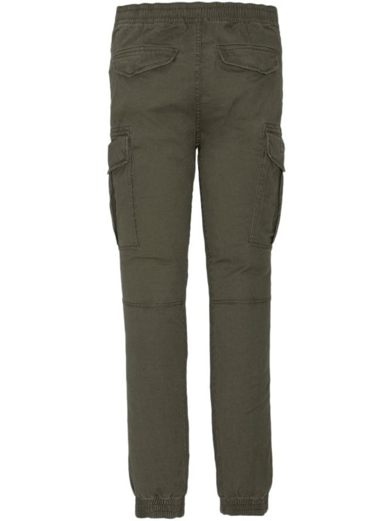 Calças Cargo Kaki para Rapaz Schott Combat Verde cáqui claro - Kiabi