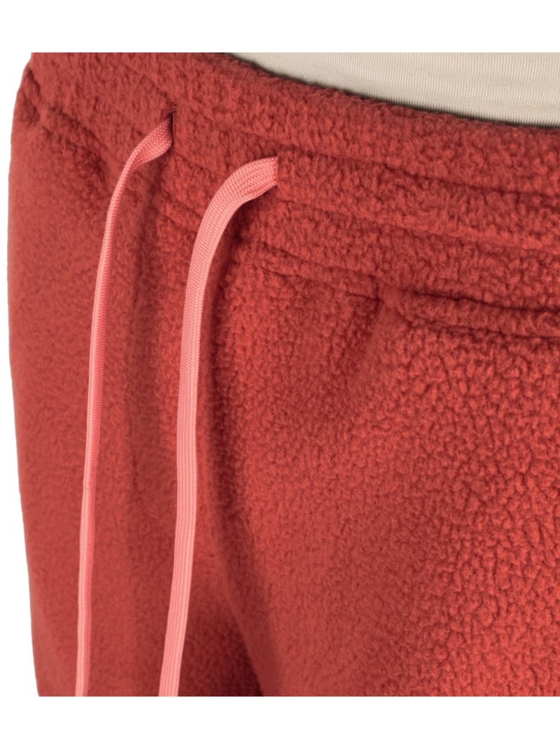 Calças cargo polares de caminhada mulher Vermelho - Kiabi