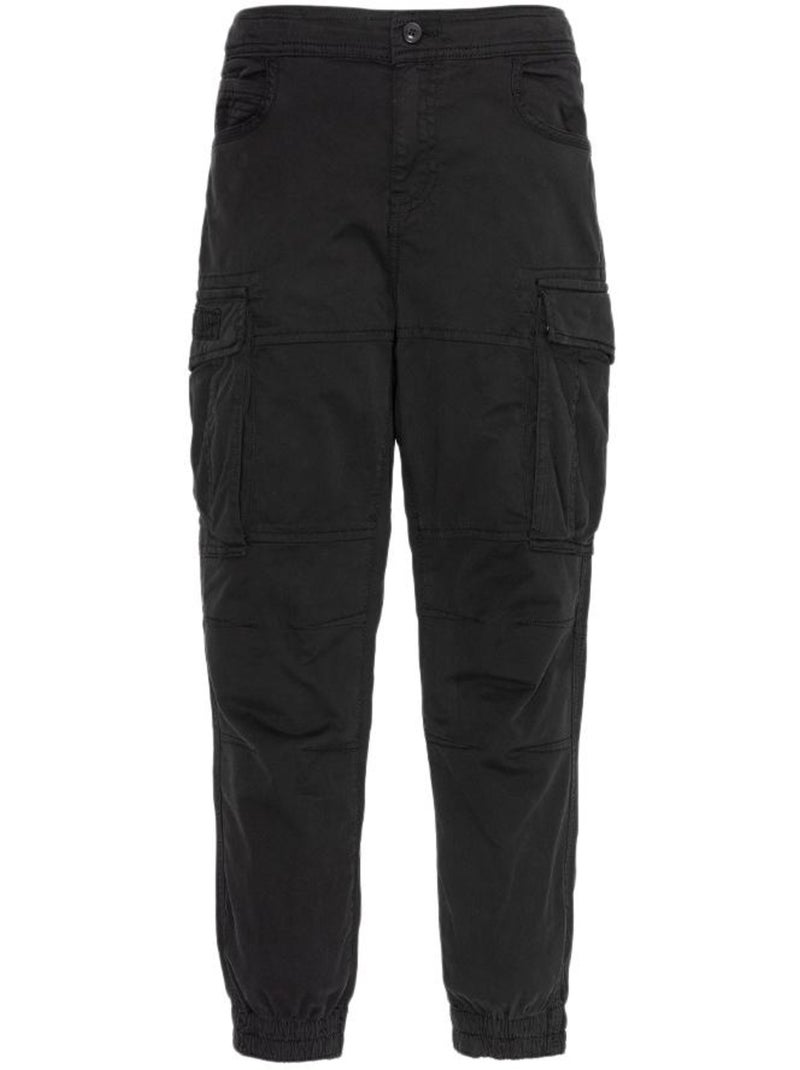 Calças Cargo Pretas para Rapaz Schott Combat Preto - Kiabi