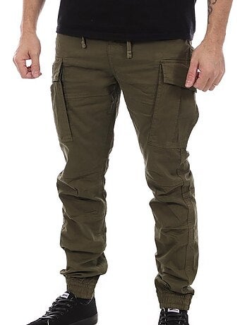 Calças Cargo Pretas Relaxed para Homem Schott
