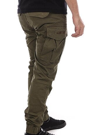 Calças Cargo Pretas Relaxed para Homem Schott