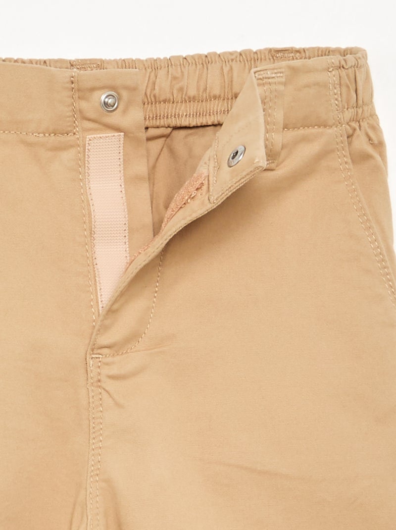 Calças chino - So Easy Bege - Kiabi