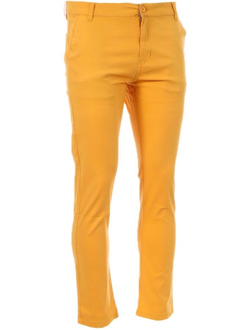 Calças Chino Amarelas para Homem Redskins Tall - Kiabi Calças Chino Amarelas para Homem Redskins Tall - Kiabi