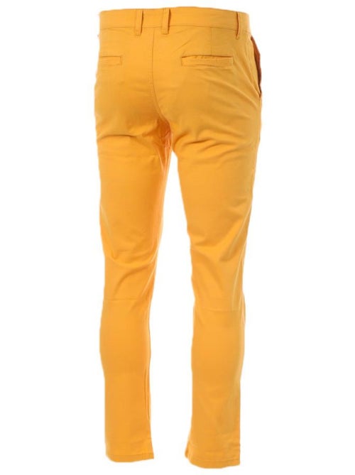 Calças Chino Amarelas para Homem Redskins Tall - Kiabi Calças Chino Amarelas para Homem Redskins Tall - Kiabi