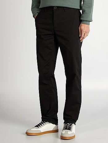 Calças chino de algodão elástico L34