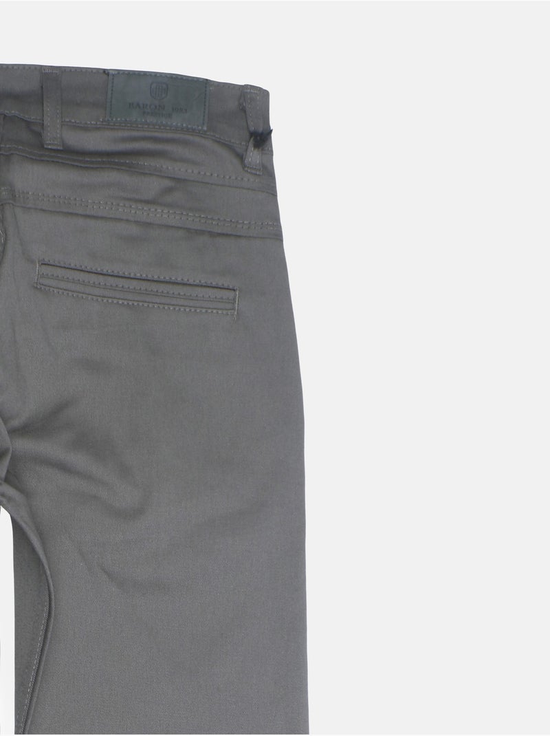 Calças chino justas - Silverstone Cinza - Kiabi