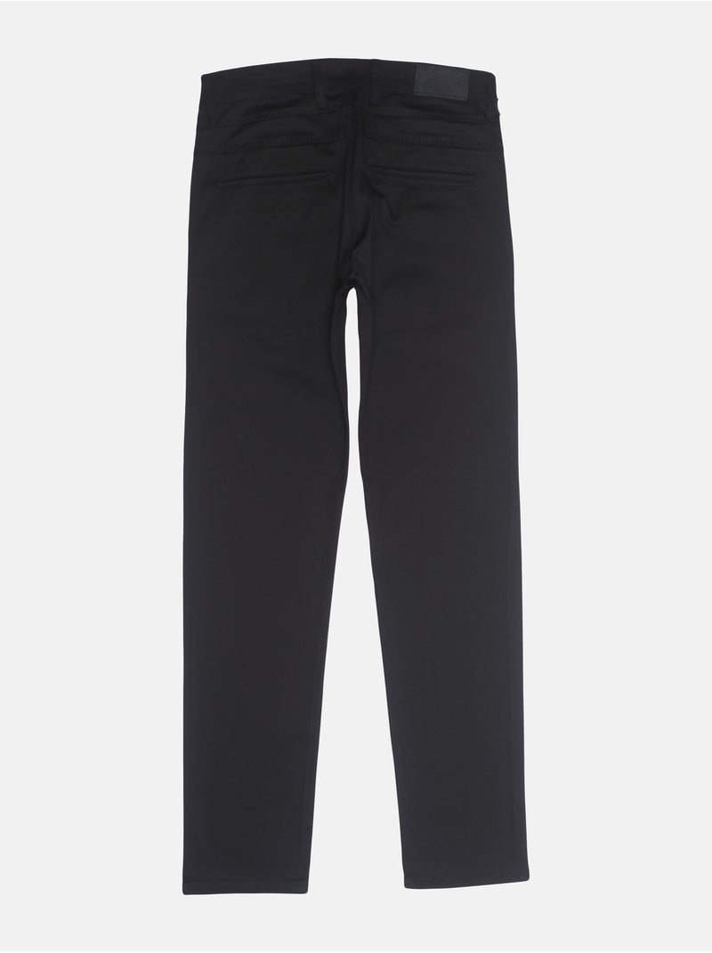 Calças chino justas - Silverstone Preto - Kiabi