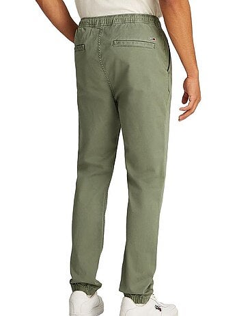 Calças chino kaki tommy hilfiger austin para homem