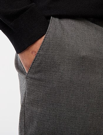 Calças chino lisas em algodão stretch
