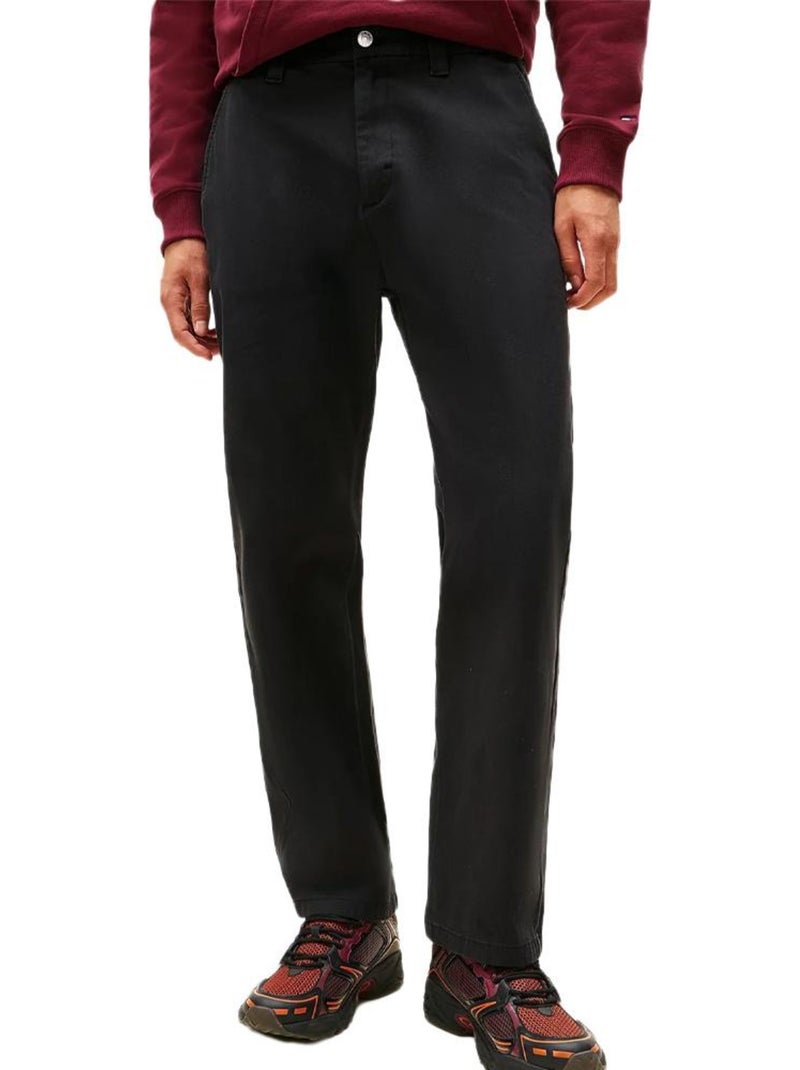 Calças Chino Pretas Tommy Hilfiger TJM Sonny para Homem Preto - Kiabi