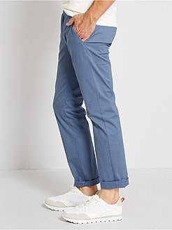 Calças chino regulares L30 de 'conceção ecológica' - Kiabi