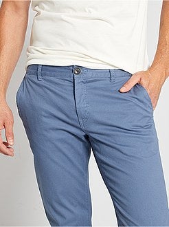 Calças chino regulares L30 de 'conceção ecológica' - Kiabi