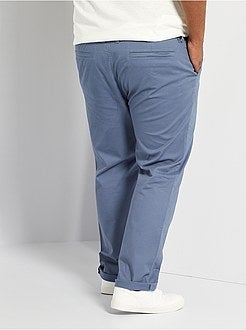 Calças chino regulares L34 - Kiabi