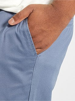 Calças chino regulares L34 - Kiabi