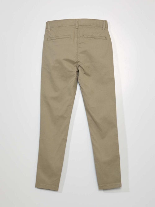 Calças chino skinny L30 - Kiabi