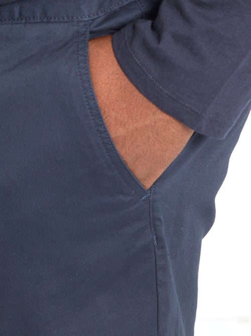 Calças chino slim  - L32 - Kiabi