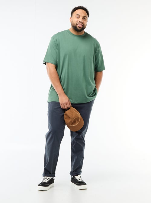 Calças chino slim  - L32 - Kiabi