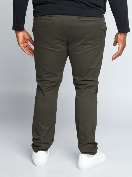 Calças chino slim  - L32 - Kiabi