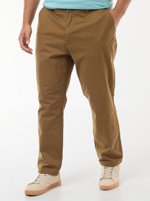 Calças chino slim  - L32 - Kiabi