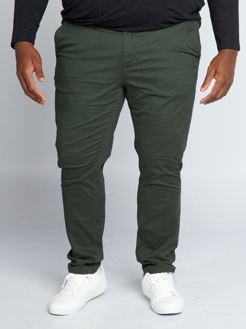 Calças chino slim  - L32 - Kiabi