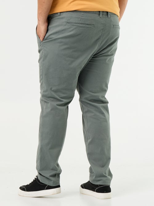 Calças chino slim - L32 - Kiabi Calças chino slim - L32 - Kiabi