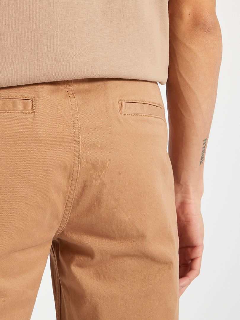 Pantalón chino slim L30 - BEIGE - Kiabi - 17.00€