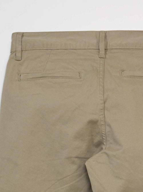 Calças chino slim  - L34 - Kiabi