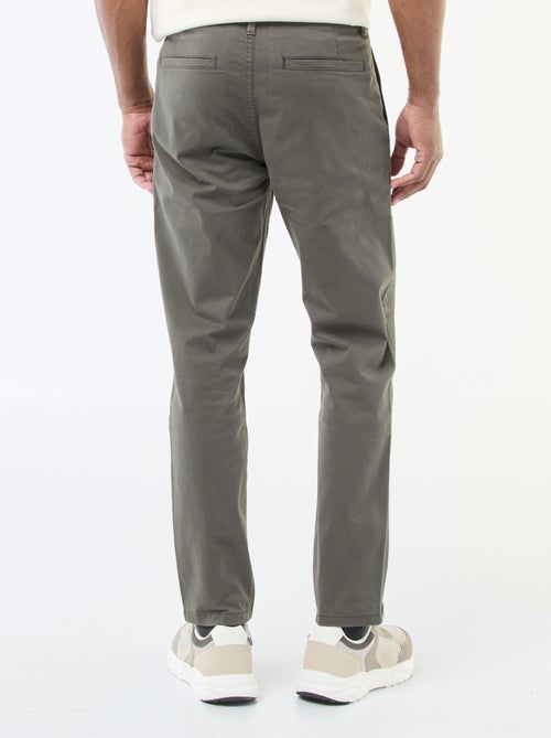 Calças chino slim - L34 - Kiabi Calças chino slim - L34 - Kiabi