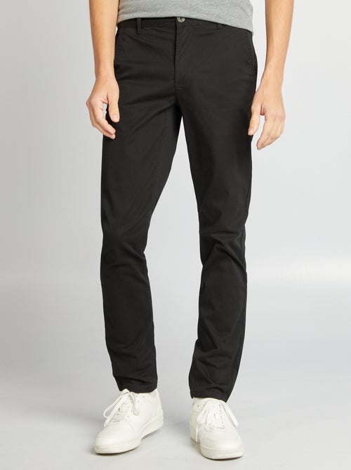 Calças chino slim  - L34 - Kiabi