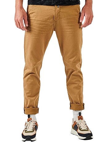 Calças Chino Slim Amarelas Kaporal Irwix para Homem