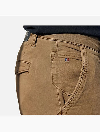 Calças chino slim amarelas kaporal irwix para homem