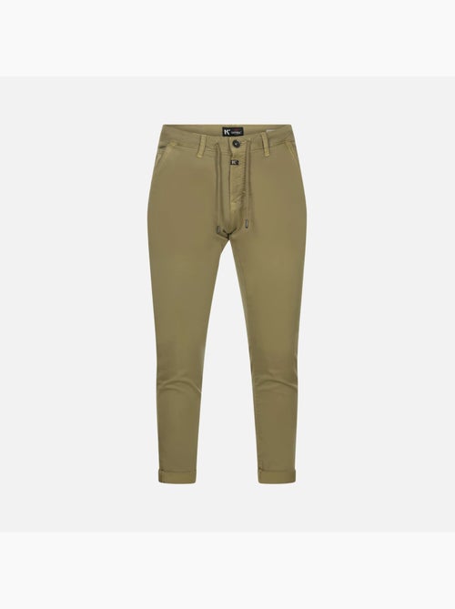 Calças chino slim amarelas kaporal irwix para homem - Kiabi Calças chino slim amarelas kaporal irwix para homem - Kiabi