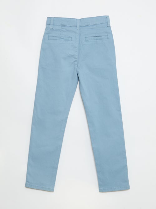 Calças chino slim - Kiabi