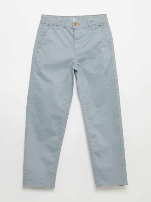 Calças chino slim - Kiabi Calças chino slim - Kiabi