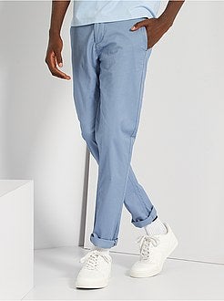 Calças chino slim - Kiabi