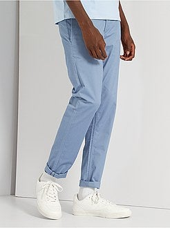 Calças chino slim - Kiabi