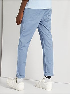 Calças chino slim - Kiabi