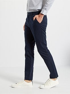 Calças chino slim - Kiabi