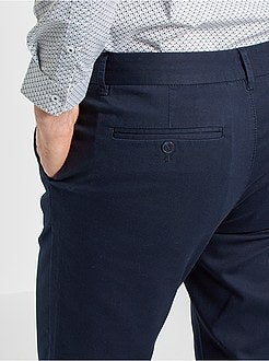 Calças chino slim - Kiabi
