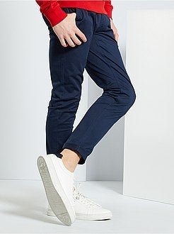 Calças chino slim - Kiabi