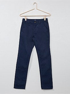 Calças chino slim - Kiabi