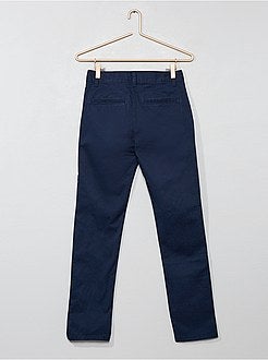 Calças chino slim - Kiabi