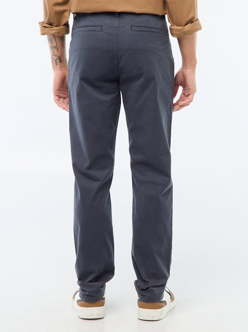 Calças chino slim - Kiabi
