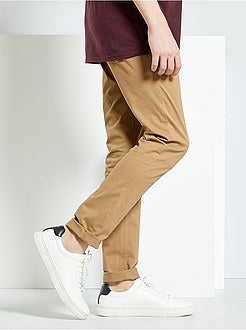 Calças chino slim - Kiabi
