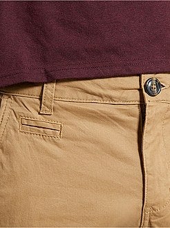 Calças chino slim - Kiabi