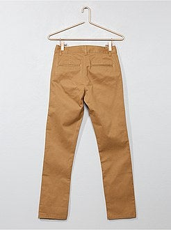 Calças chino slim - Kiabi